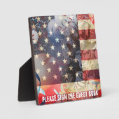 Patriotic Plaque Fotoplatte (Vorderseite)