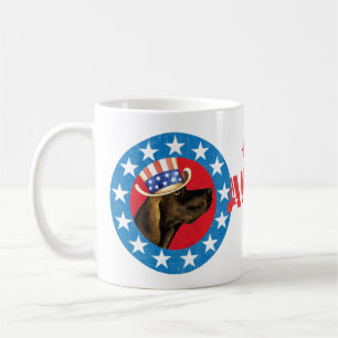 Patriotic Plott Hound Kaffeetasse