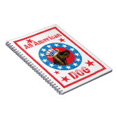 Patriotic Plott Hound Notizblock (Rechte Seite)