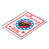 Patriotic Plott Hound Notizblock (Linke Seite)
