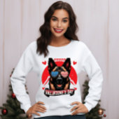 Patriotic Pooch Passion - Valentine's Day Hunde Li T-Shirt