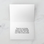 "PATRIOTIC POOCHES" #3 KARTE (Innenseite)