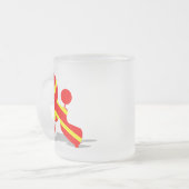 Patriotic Poodles Mattglastasse (Vorderseite Links)