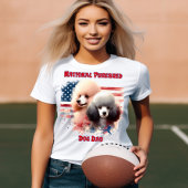 Patriotic Poodles Prance von alter Herrlichkeit T-Shirt