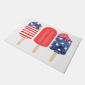 Patriotic Popsicle Fußmatte (Schrägansicht)