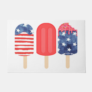 Patriotic Popsicle Fußmatte