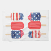 Patriotic Popsicle Geschirrtuch (Horizontal)