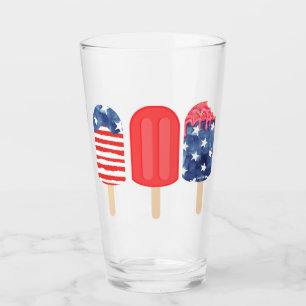 Patriotic Popsicle Glas