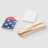 Patriotic Popsicle | Personalisiere Fächer (Non-assembled)
