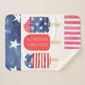 Patriotic Popsicle Sherpadecke (Vorderseite (Horizontal))