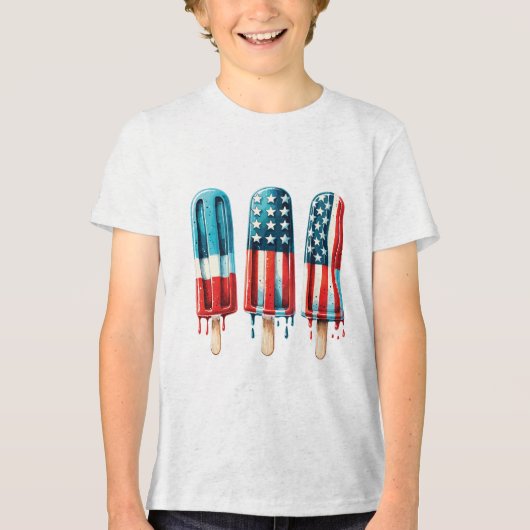 Patriotic Popsicles T - Shirt (Vorderseite)