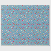 Patriotic Popsicles Wrapping Paper Geschenkpapier (Flach)