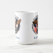 Patriotic POW-MIA Veteran Eagle U Navy Kaffeetasse (Mittel)
