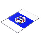 Patriotic Prevent Trauma Llama Notebook Notizblock (Linke Seite)
