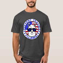 Patriotic Prevent Trauma Llama T - Shirt