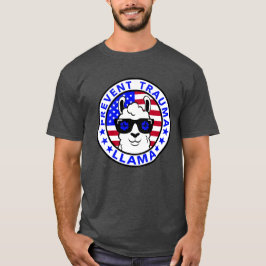Patriotic Prevent Trauma Llama T - Shirt