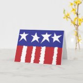 Patriotic Pride Karte (Gelbe Blume)
