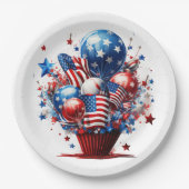 Patriotic Pride Pappteller (Vorderseite)