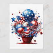 Patriotic Pride Postkarte (Vorderseite)