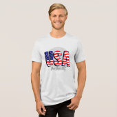 Patriotic Pride: USA Core Denim Tri-Blend Shirt (Vorderseite voll)