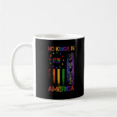 Patriotic Protest No Kings In America Kaffeetasse (Links)