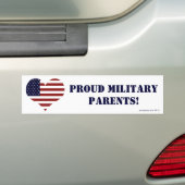 Patriotic Proud Military Parters Autoaufkleber (Auf Auto)