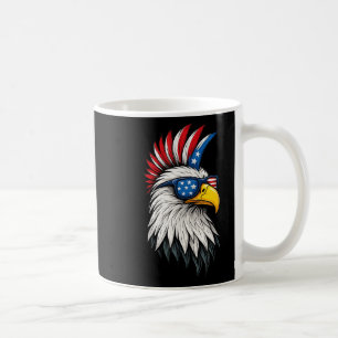 Patriotic Punk Rock White Head Eagle Us Flag Banda Kaffeetasse