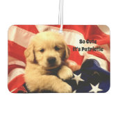 Patriotic Puppy Air Freshener Autolufterfrischer (Rückseite)