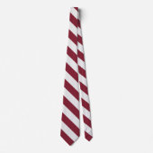 Patriotic Red and White Striped Krawatte (Vorderseite)
