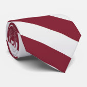 Patriotic Red and White Striped Krawatte (Gerollt)