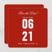 Patriotic Red & Blue Celebration |Save the Date (Vorne/Hinten)