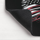 Patriotic Red Blue Us Flag Fighter Jets 4. Juli Mousepad (Ecke)