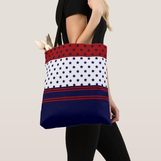 Patriotic Red White & Blue Design Tasche (Von Nahem)