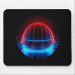 Patriotic Red White Blue Geodesic Dome Mousepad<br><div class="desc">Patriotic Red White Blue Geodesic Dome Mouse Pad</div>