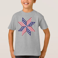 Patriotic Red White Blue Native Stars Streifen