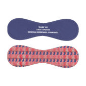 Patriotic Red White Blue Vielen Dank Coach Name Fl Baseball (Paneele)