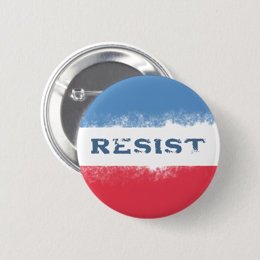 Patriotic Resist Button Political (Vorne & Hinten)