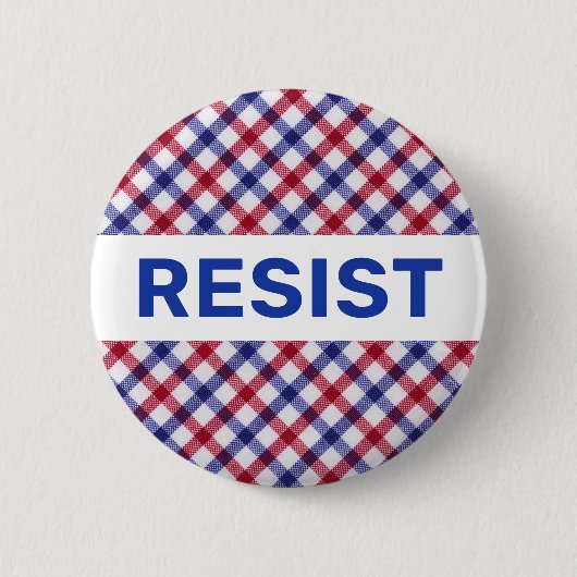 Patriotic Resist Button Political (Vorderseite)