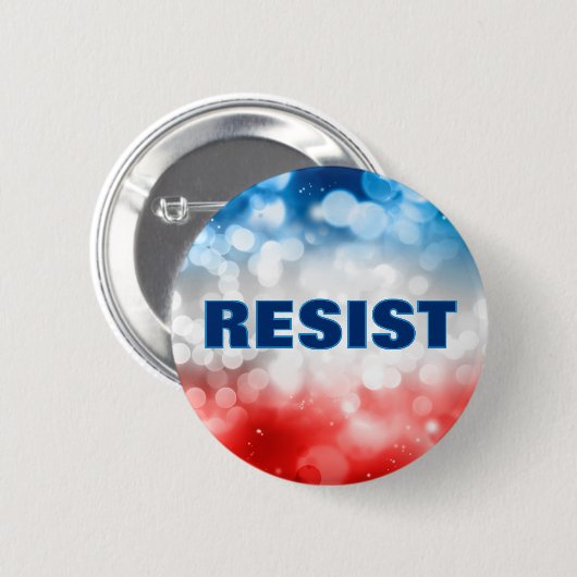 Patriotic Resist Button Political (Vorne & Hinten)