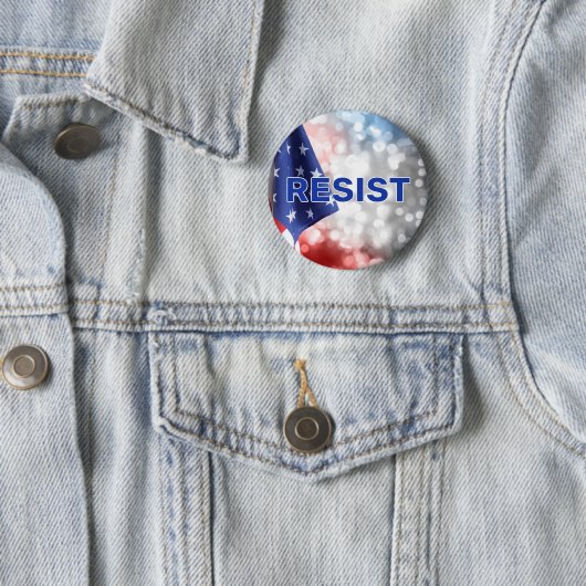 Patriotic Resist Button Political (Beispiel)