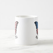 Patriotic Rewild America Butterfly Kaffeetasse (Mittel)