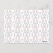 Patriotic Robot Soldier Red White Blue Stars USA Postkarte (Rückseite)