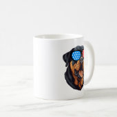 Patriotic Rottweiler Kaffeetasse (VorderseiteRechts)