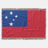 Patriotic Samoa Island Fahne Decke (Vorderseite)