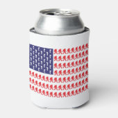Patriotic Sasquatch Dosenkühler (Kanne Vorderseite)