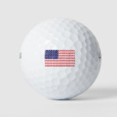 Patriotic Sasquatch Golfball (Vorderseite)