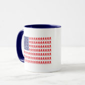 Patriotic Sasquatch Tasse (Vorderseite Links)