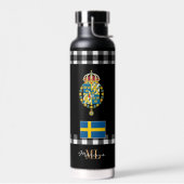 Patriotic Schweden Vakuum geprüft, schwedische Fla Trinkflasche (Links)
