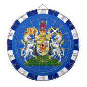 Patriotic Scotland Dartboard & Flag / Spielbrett Dartscheibe (vorne)