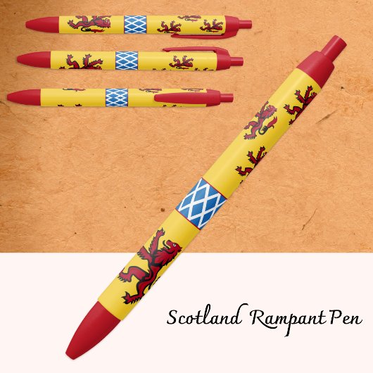 Patriotic Scotland Pen, Rampant Lion, schottische Kugelschreiber